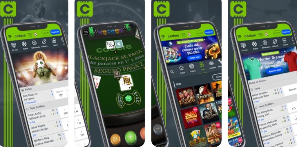 Codere app movil