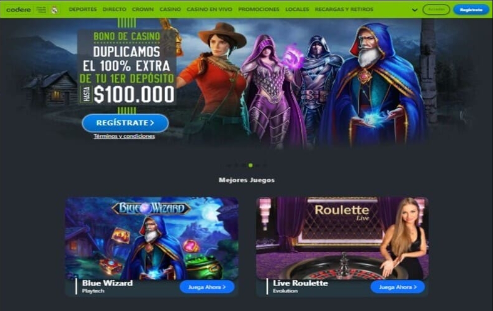 Codere bono de casino online