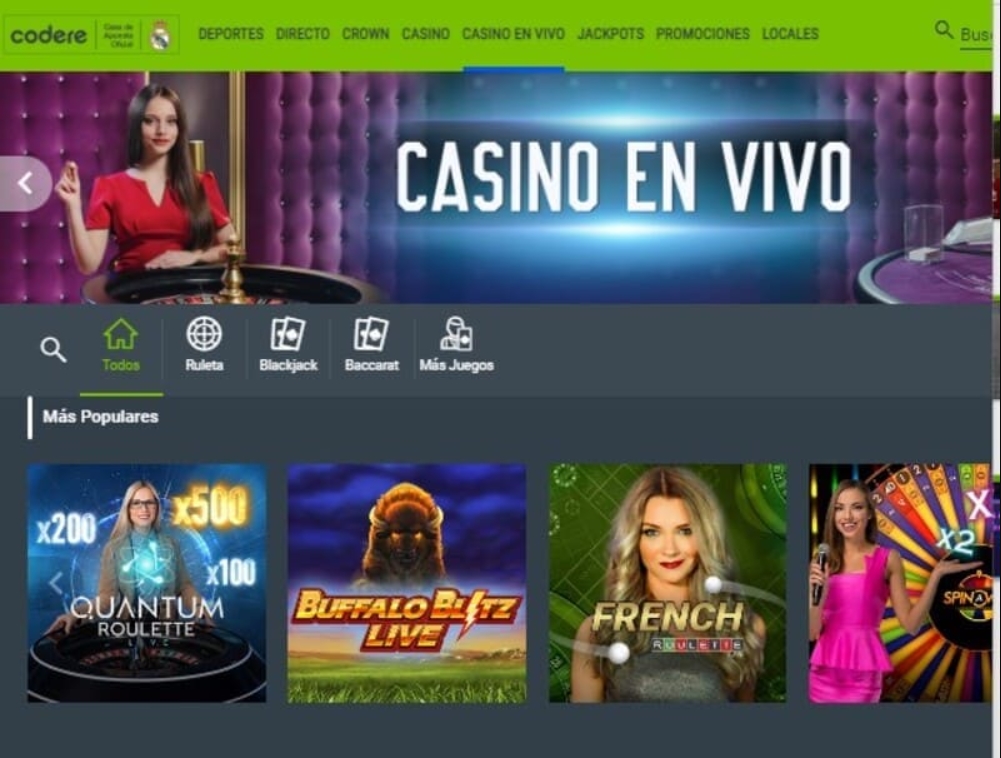 codere casino in vivo